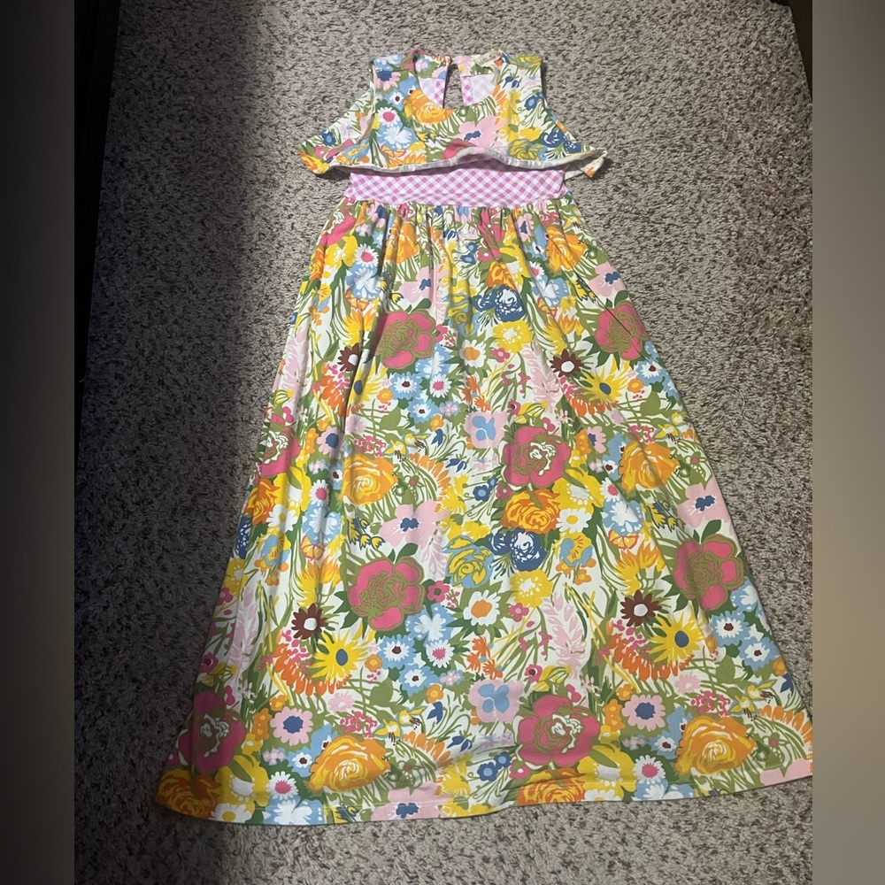 Matilda Jane maxi sleeveless dress girl size 6